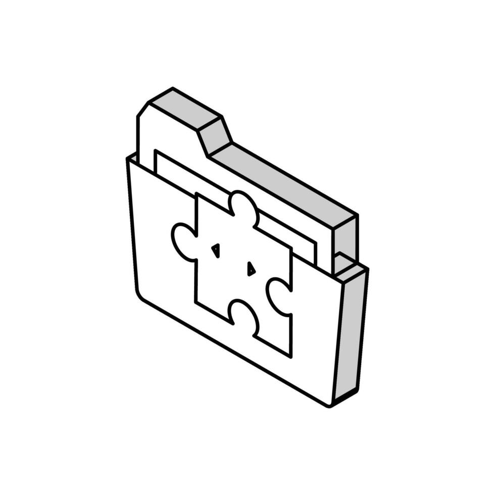 folder with program code files isometric icon vector illustration