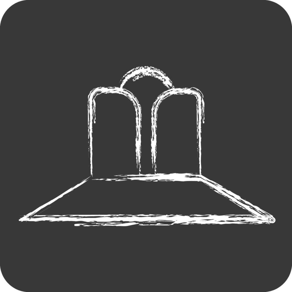 Icon Pamela Hat. related to Fashion symbol. chalk Style. simple design editable. simple illustration vector