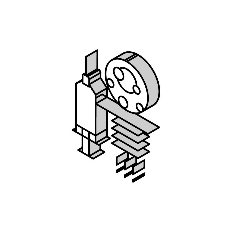 syringe for treat gout pain isometric icon vector illustration