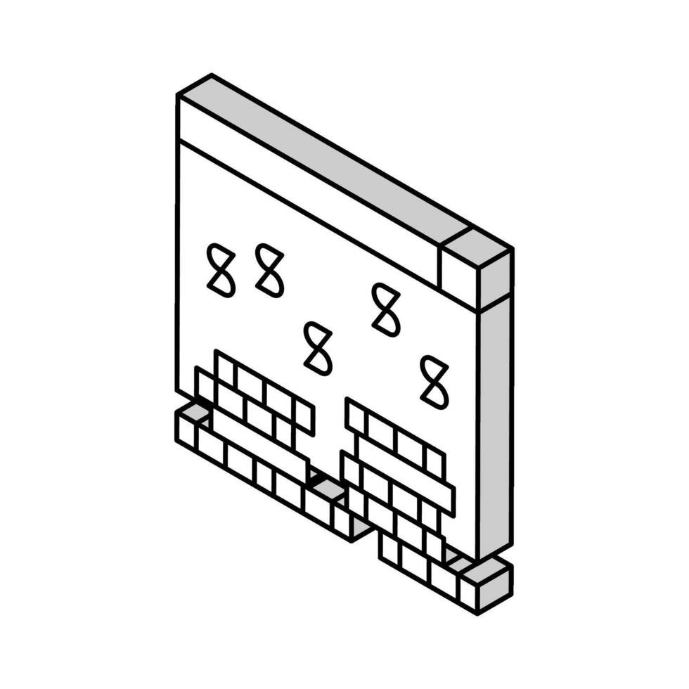 earning money in internet isometric icon vector illustration