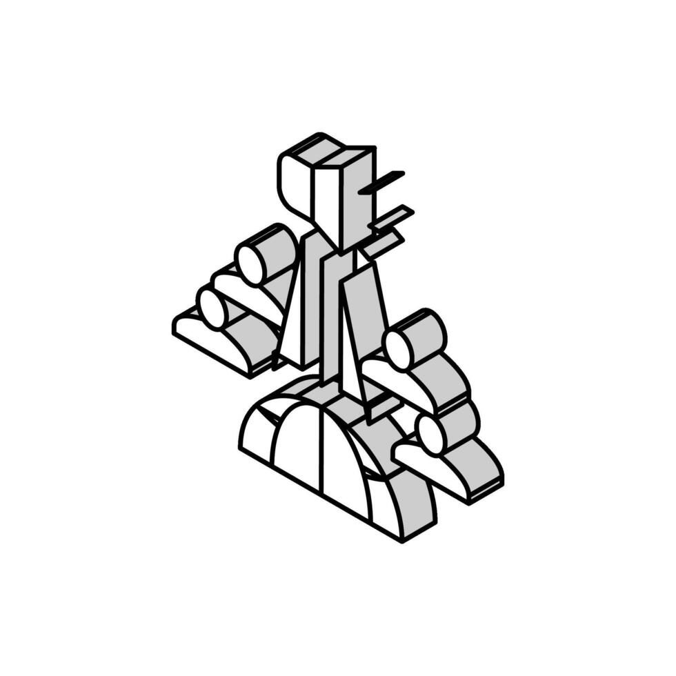 keeping communication isometric icon vector illustration