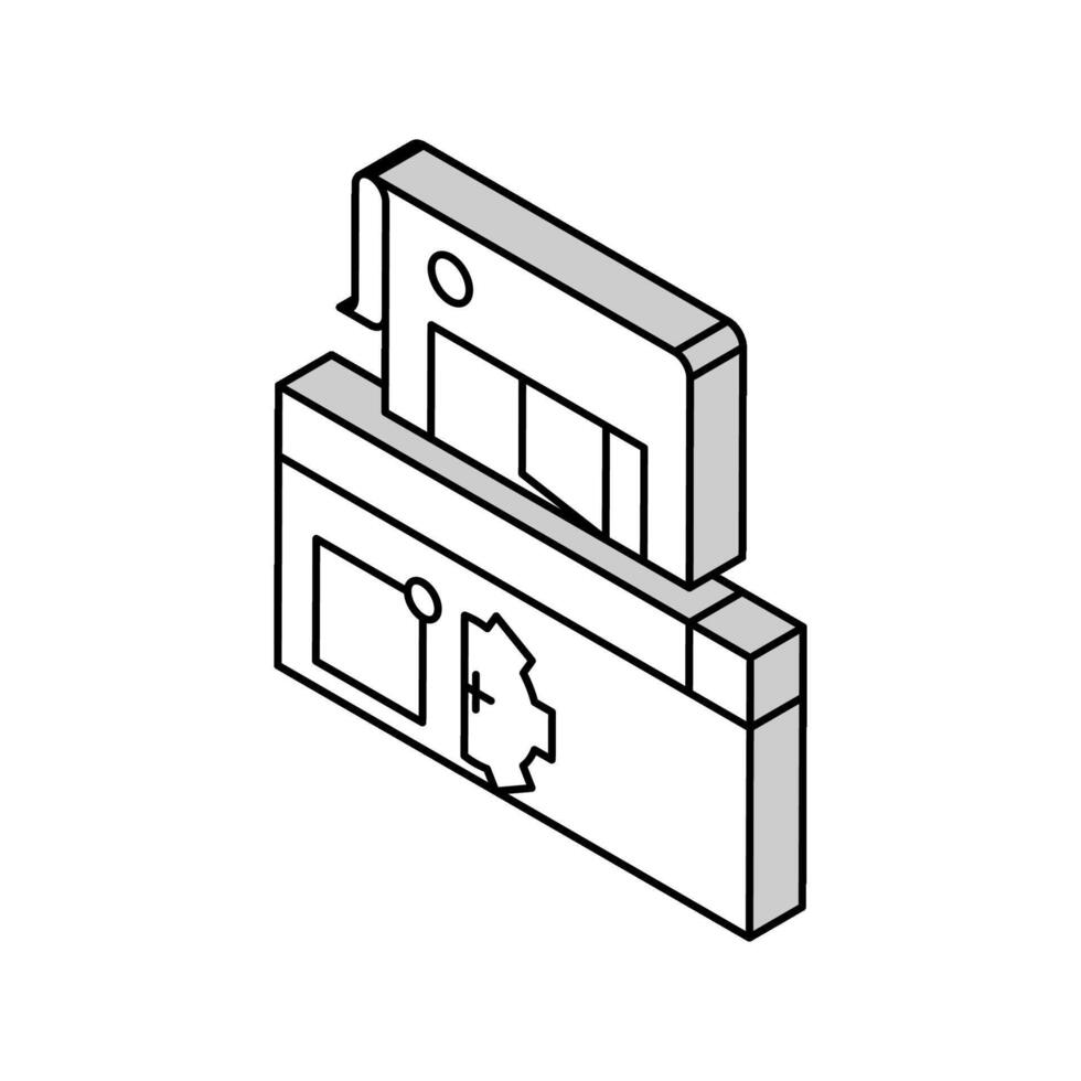 documentation delivery service isometric icon vector illustration