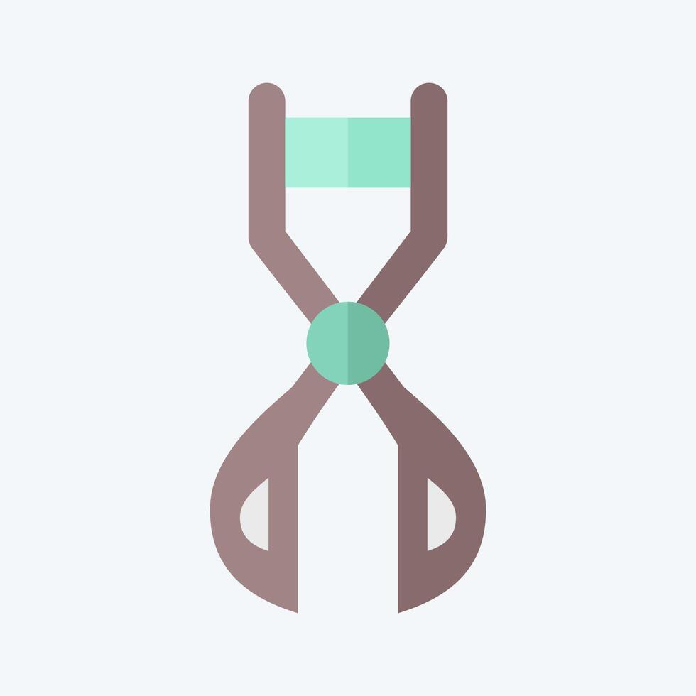 Icon Eyelash Curter. related to Fashion symbol. flat style. simple design editable. simple illustration vector