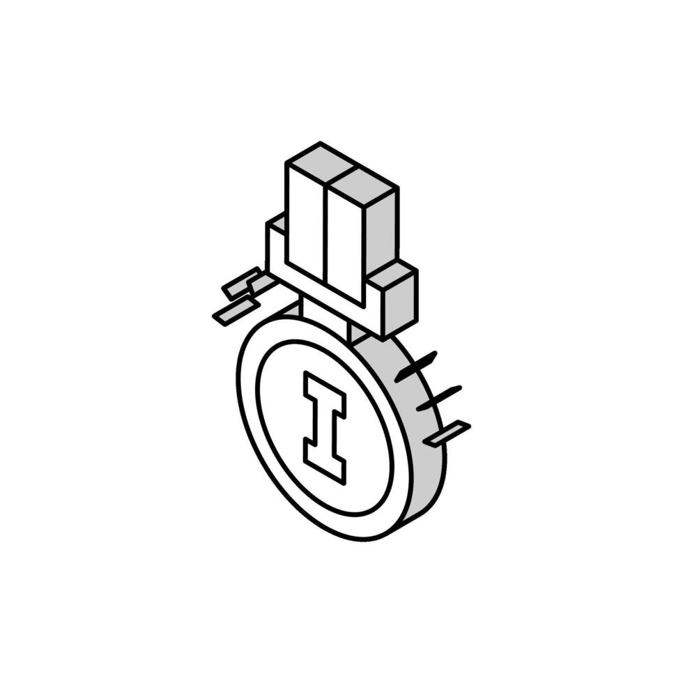 champion award isometric icon vector illustration