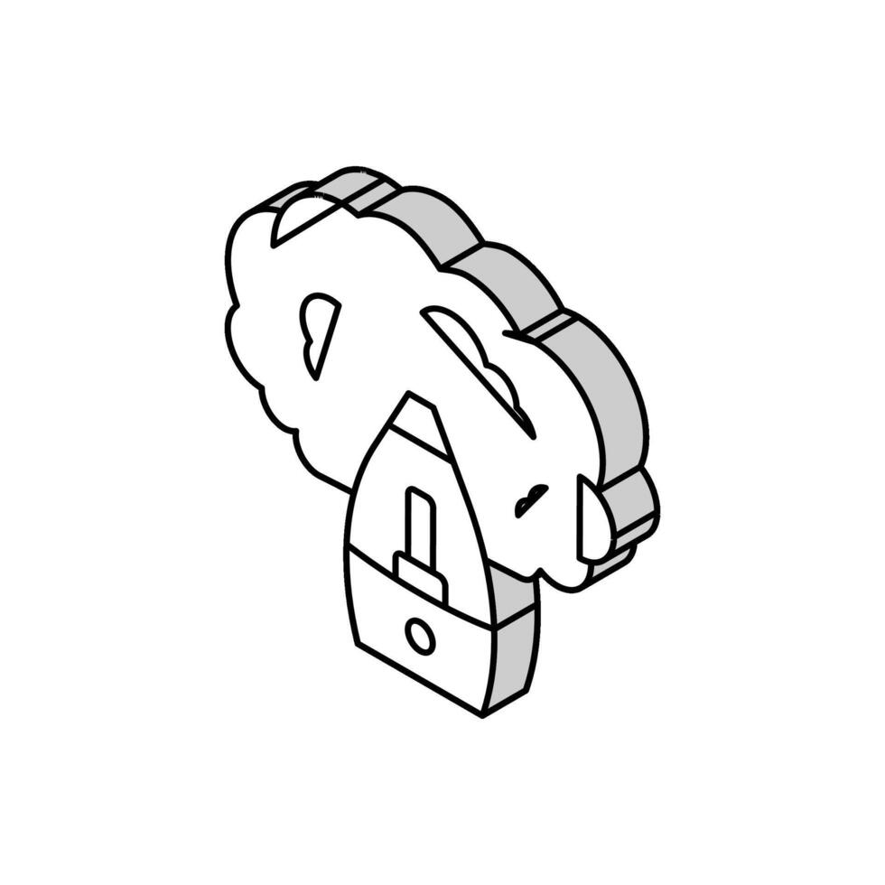 humidifier device isometric icon vector illustration