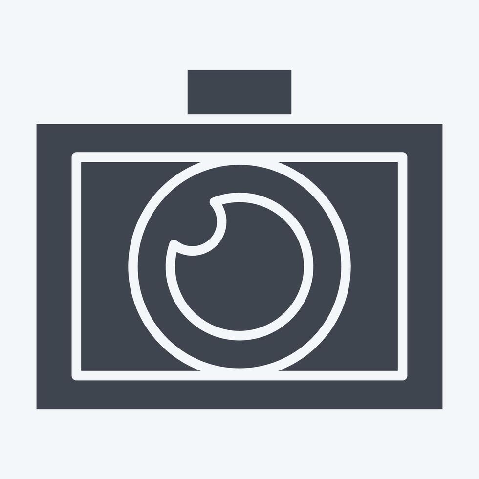 Icon Photo Editor. related to Creative Concept symbol. glyph style. simple design editable. simple illustration vector