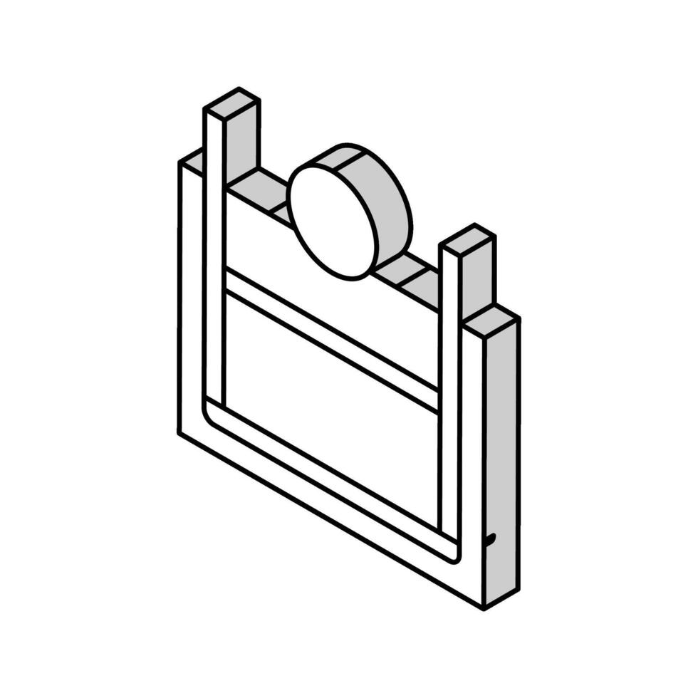 secondary reinforcement isometric icon vector illustration