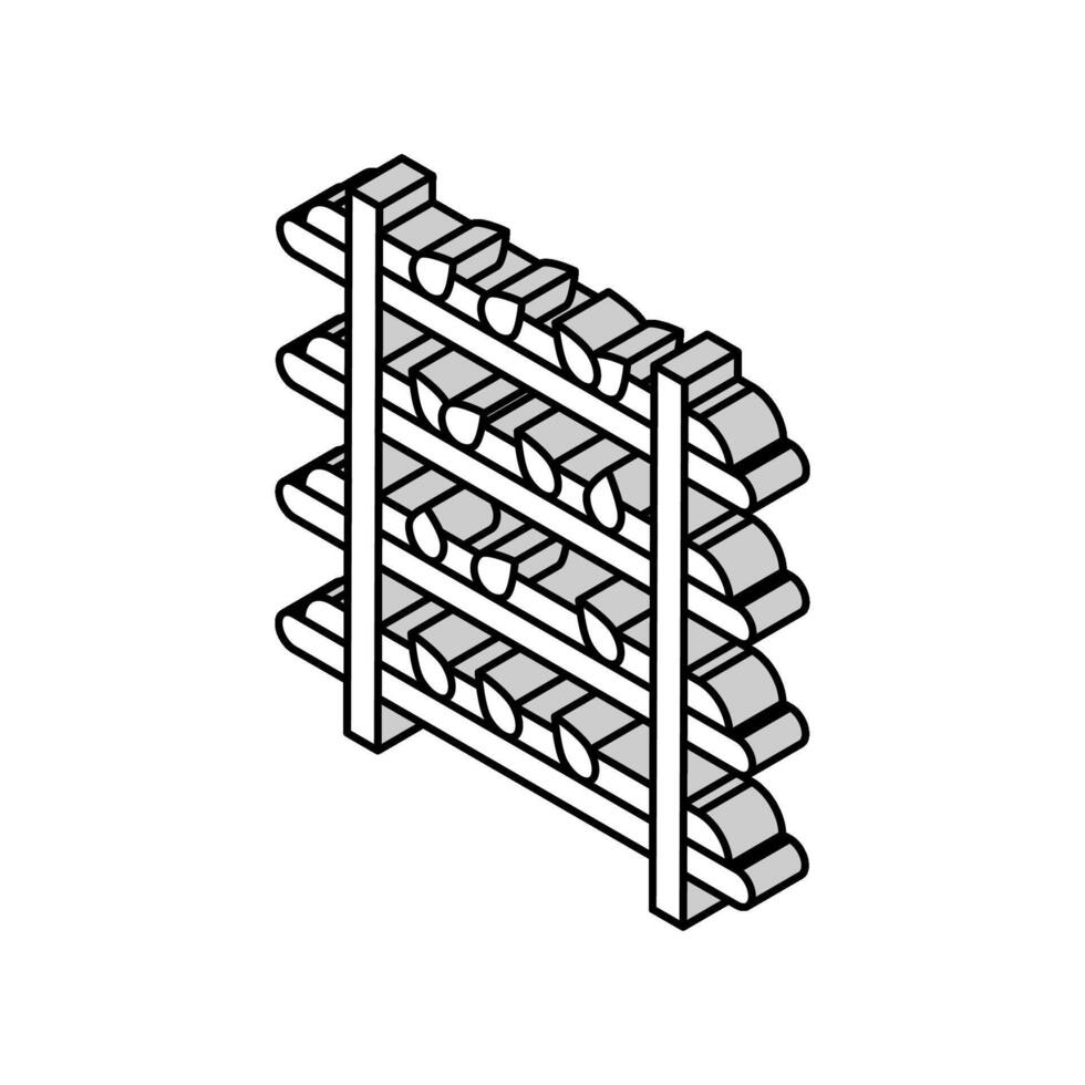 oxidation tea isometric icon vector illustration