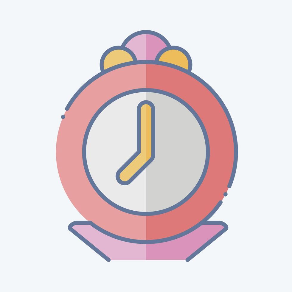 Icon Pocket Watch. related to Jewelry symbol. doodle style. simple design editable. simple illustration vector