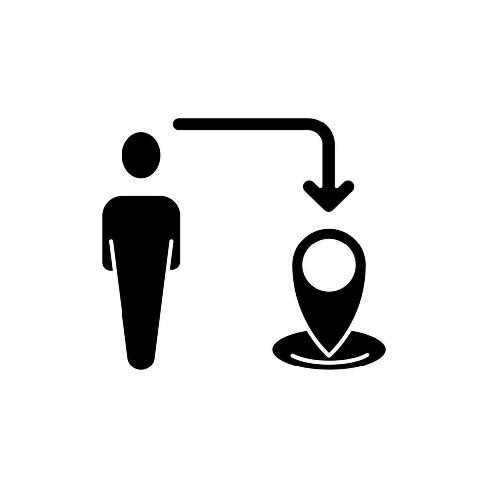 emigration concept line icon. Simple element illustration. emigration concept outline symbol design. vector
