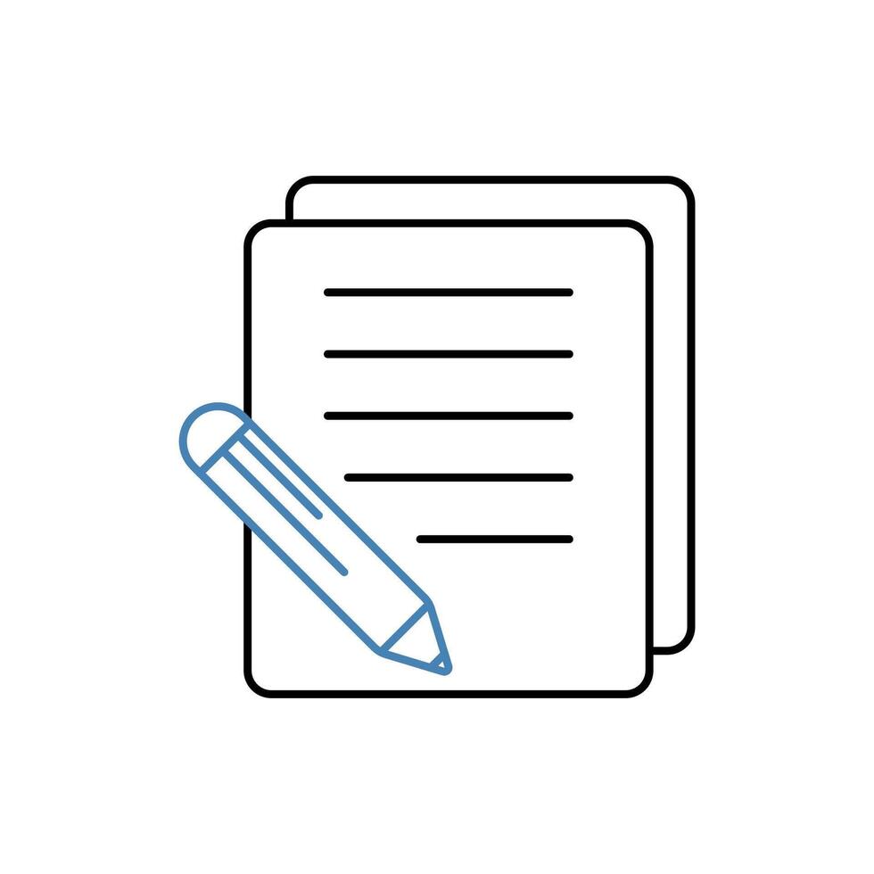 registration concept line icon. Simple element illustration. registration concept outline symbol design. vector