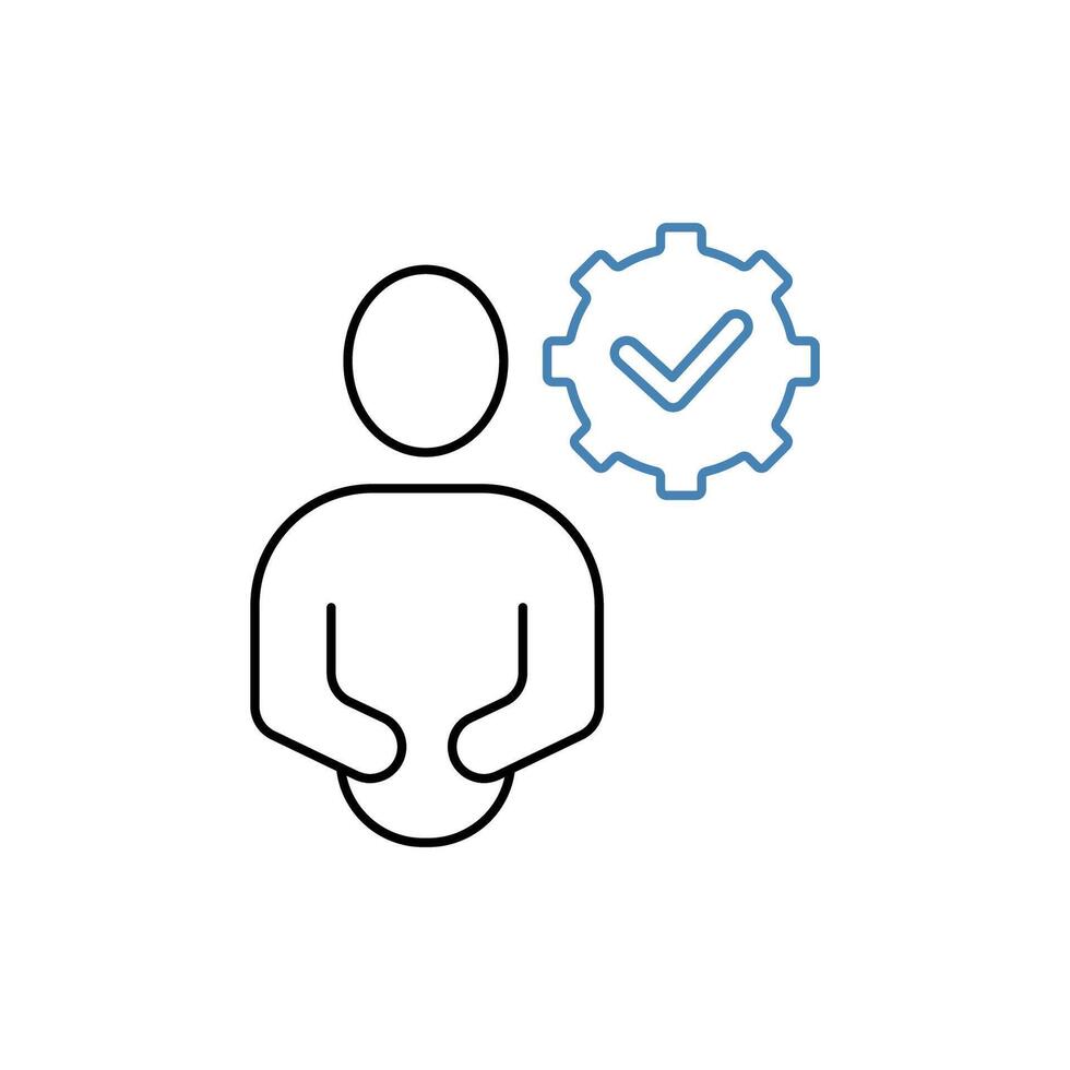 capability concept line icon. Simple element illustration. capability concept outline symbol design. vector