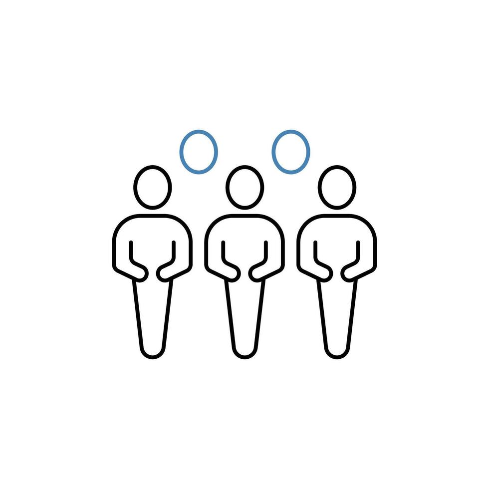 density concept line icon. Simple element illustration. density concept outline symbol design. vector