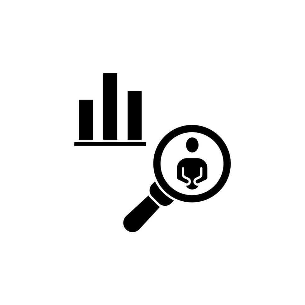 demographic concept line icon. Simple element illustration. demographic concept outline symbol design. vector