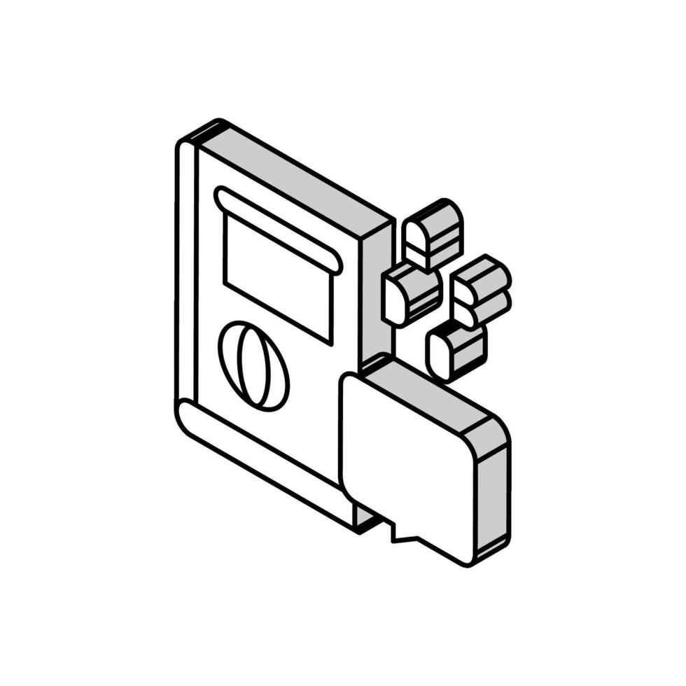 english school lesson isometric icon vector illustration