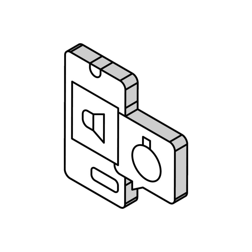 digital marketing ephemeral isometric icon vector illustration