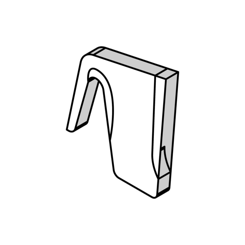 measuring cup isometric icon vector illustration