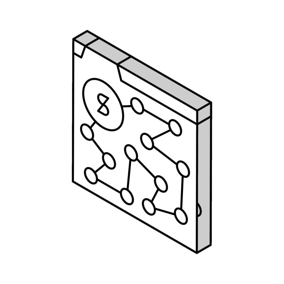 strategy of affiliate marketing isometric icon vector illustration