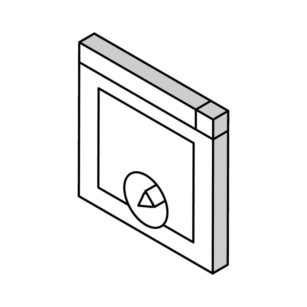 websites copywriting isometric icon vector illustration