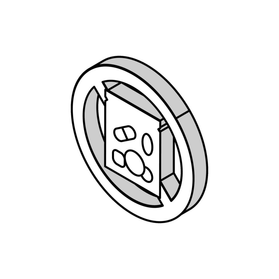 inhalants sprayer addiction isometric icon vector illustration