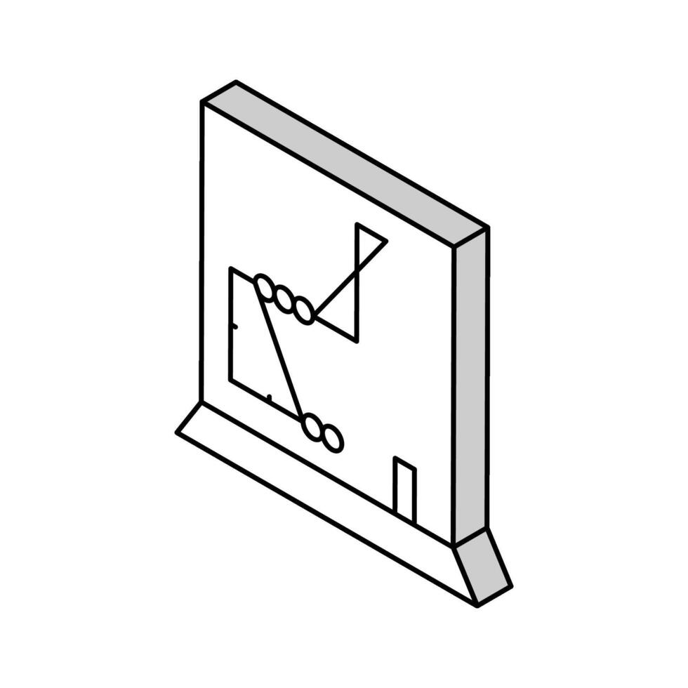 electrical wiring isometric icon vector illustration
