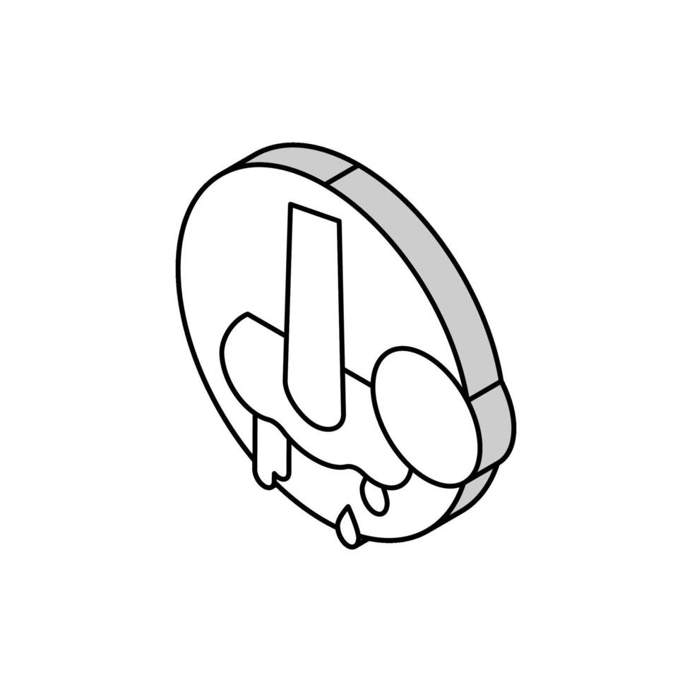 nosebleeds nose bleeding isometric icon vector illustration