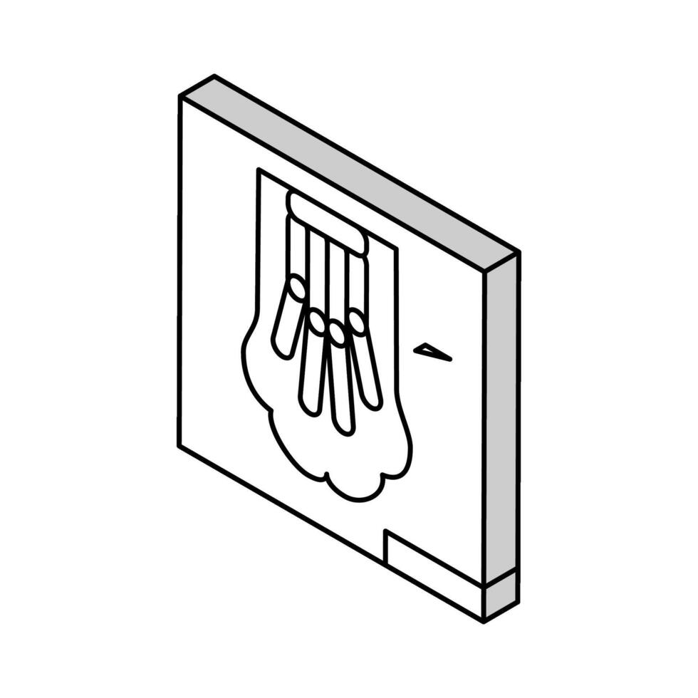 digital radiology isometric icon vector illustration