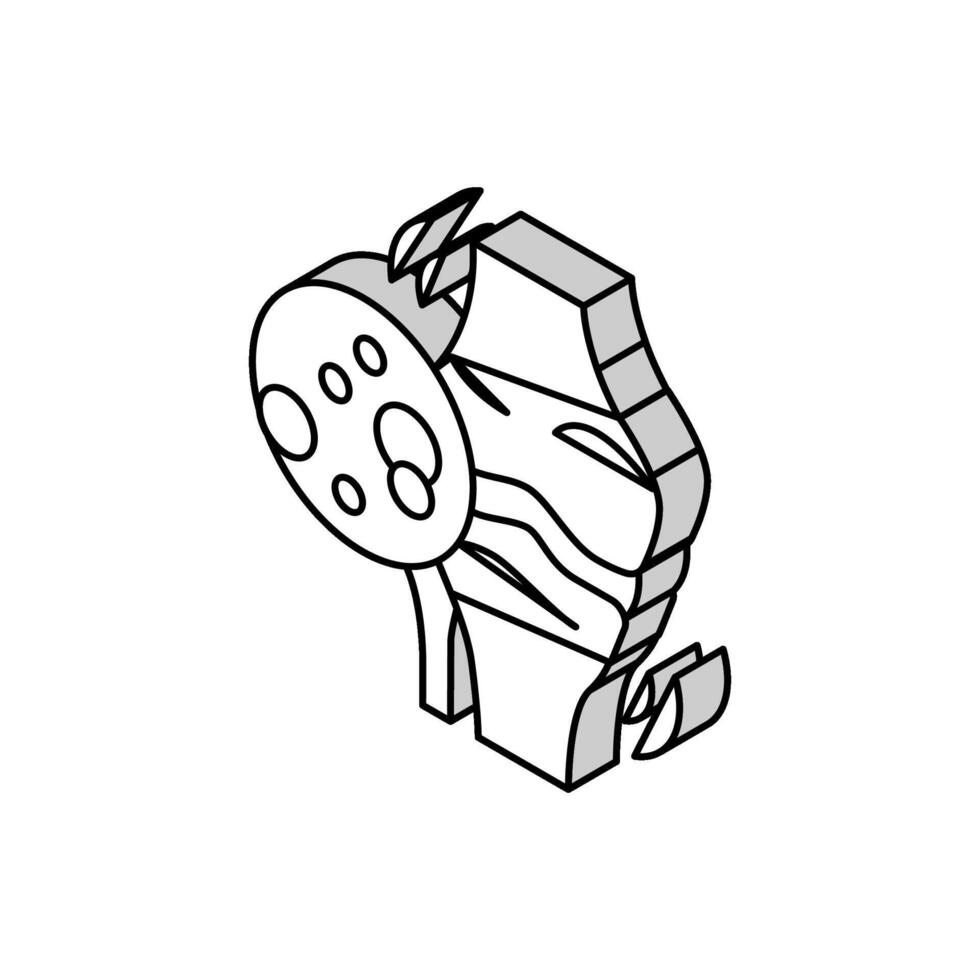 juvenile idiopathic arthritis isometric icon vector illustration