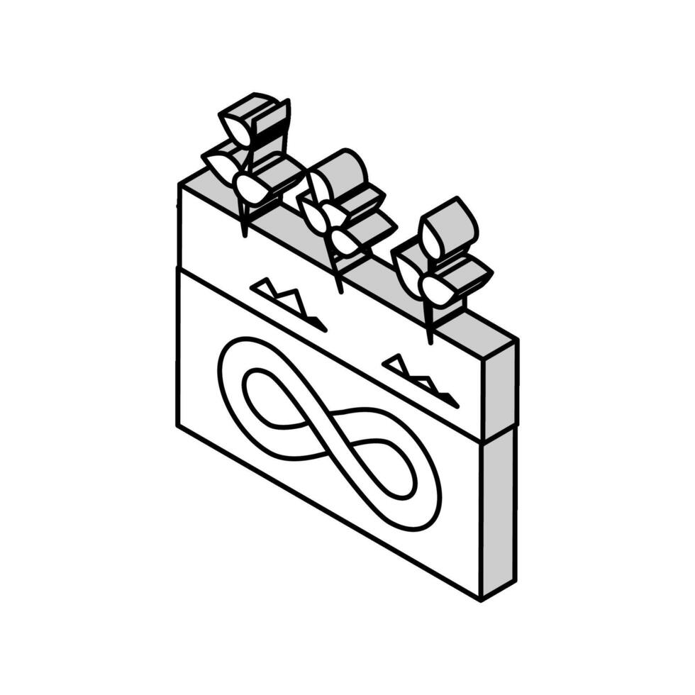 sustainable agriculture isometric icon vector illustration