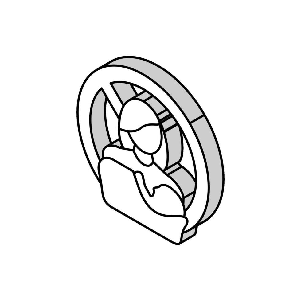 pregnant nursing restriction isometric icon vector illustration