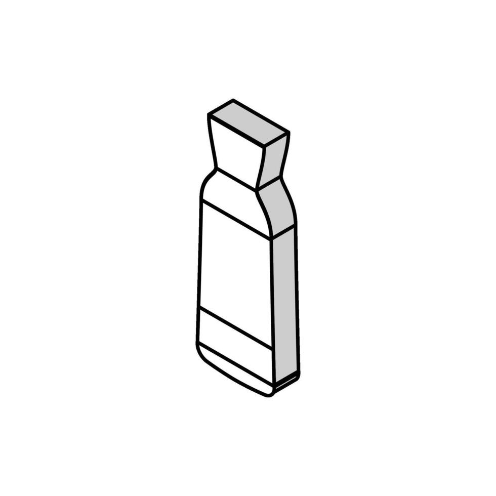 carafe glass isometric icon vector illustration