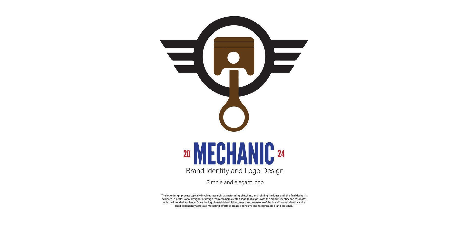 mechanical amd automotive logo design for logo designer or web developer vector