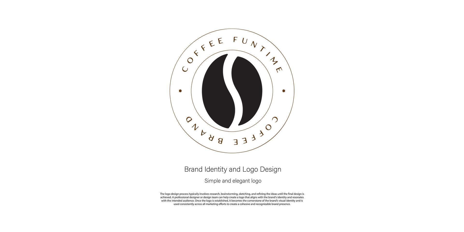 coffee shop and food logo design for logo designer or web developer vector