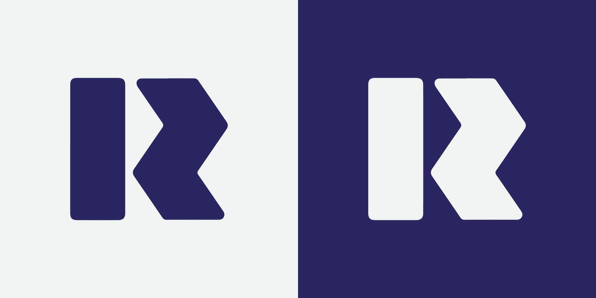 Letter R logo design template Creative modern trendy r typography vector