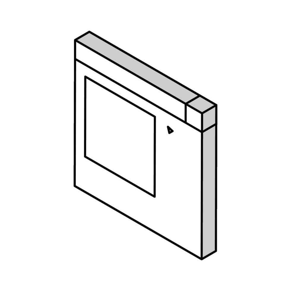 online qr code isometric icon vector illustration