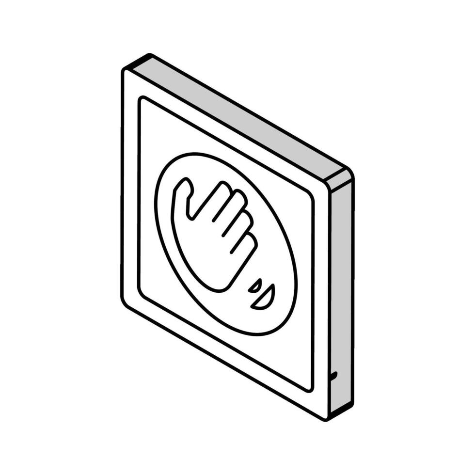 switch contactless isometric icon vector illustration