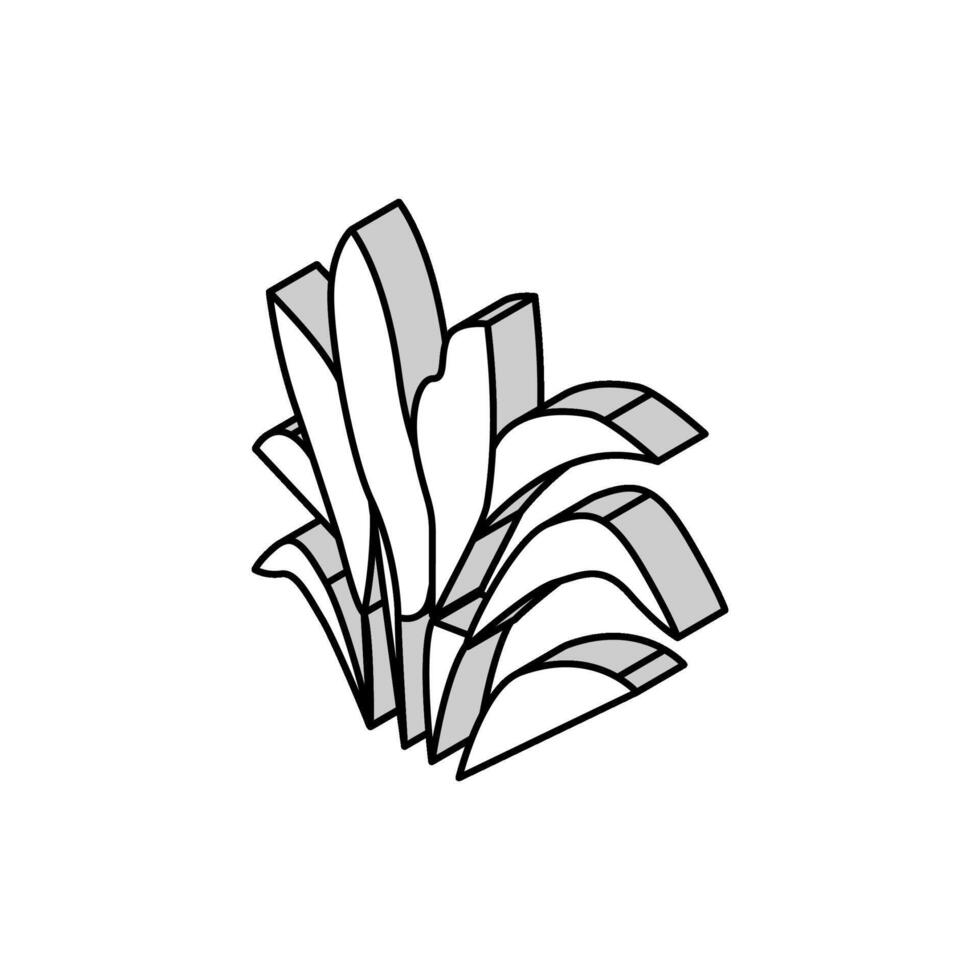 amazon sword isometric icon vector illustration
