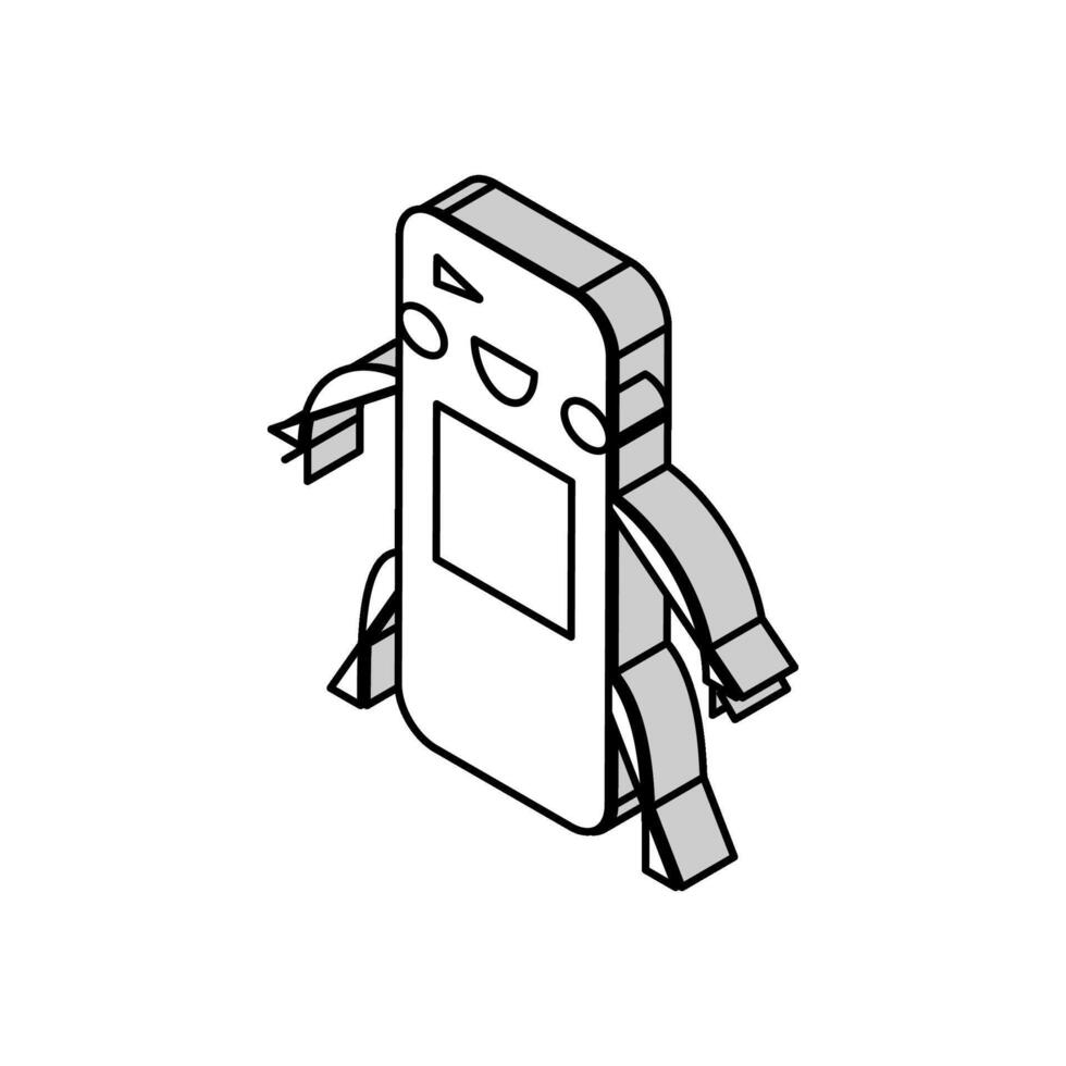patch medical accessory isometric icon vector illustration