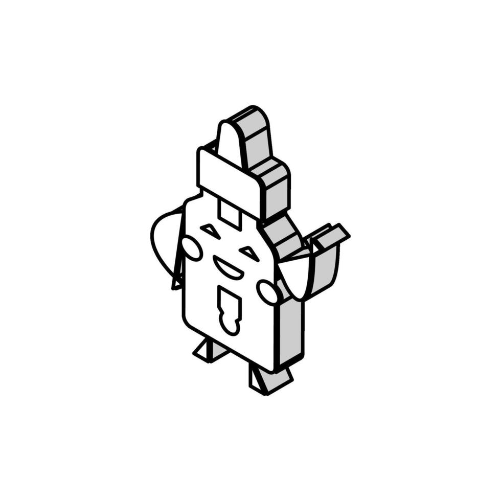 pipette medicine tool isometric icon vector illustration