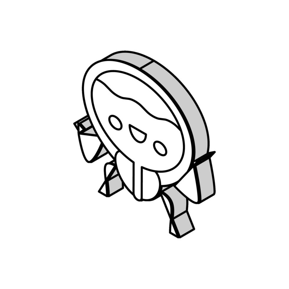 bladder healthcare isometric icon vector illustration