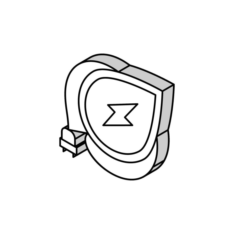energy leaf isometric icon vector illustration
