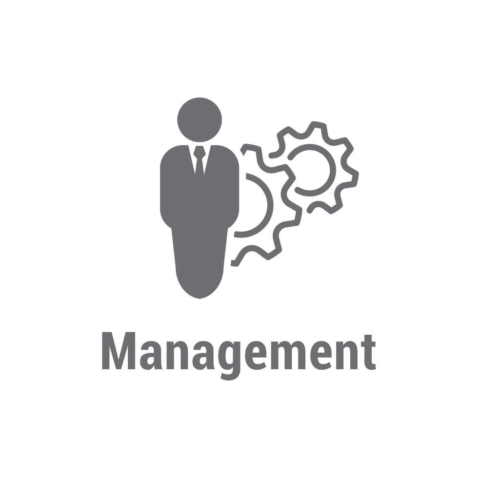 vector design management symbol concept.