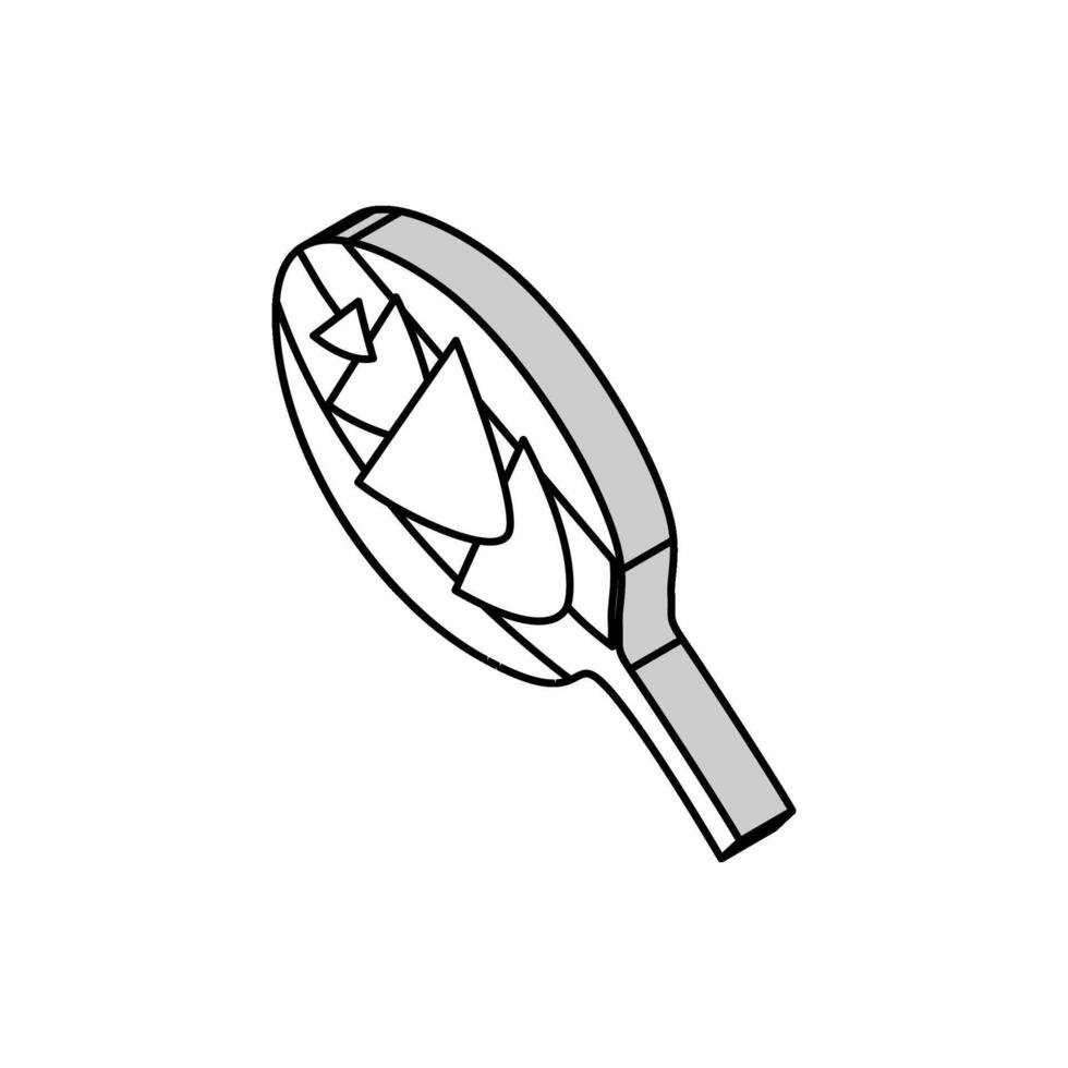 hoja Espinacas isométrica icono vector ilustración