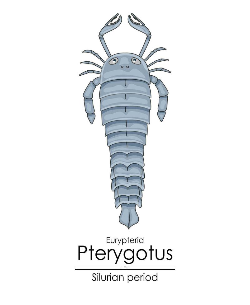 Pterygotus, a Silurian period sea scorpion vector