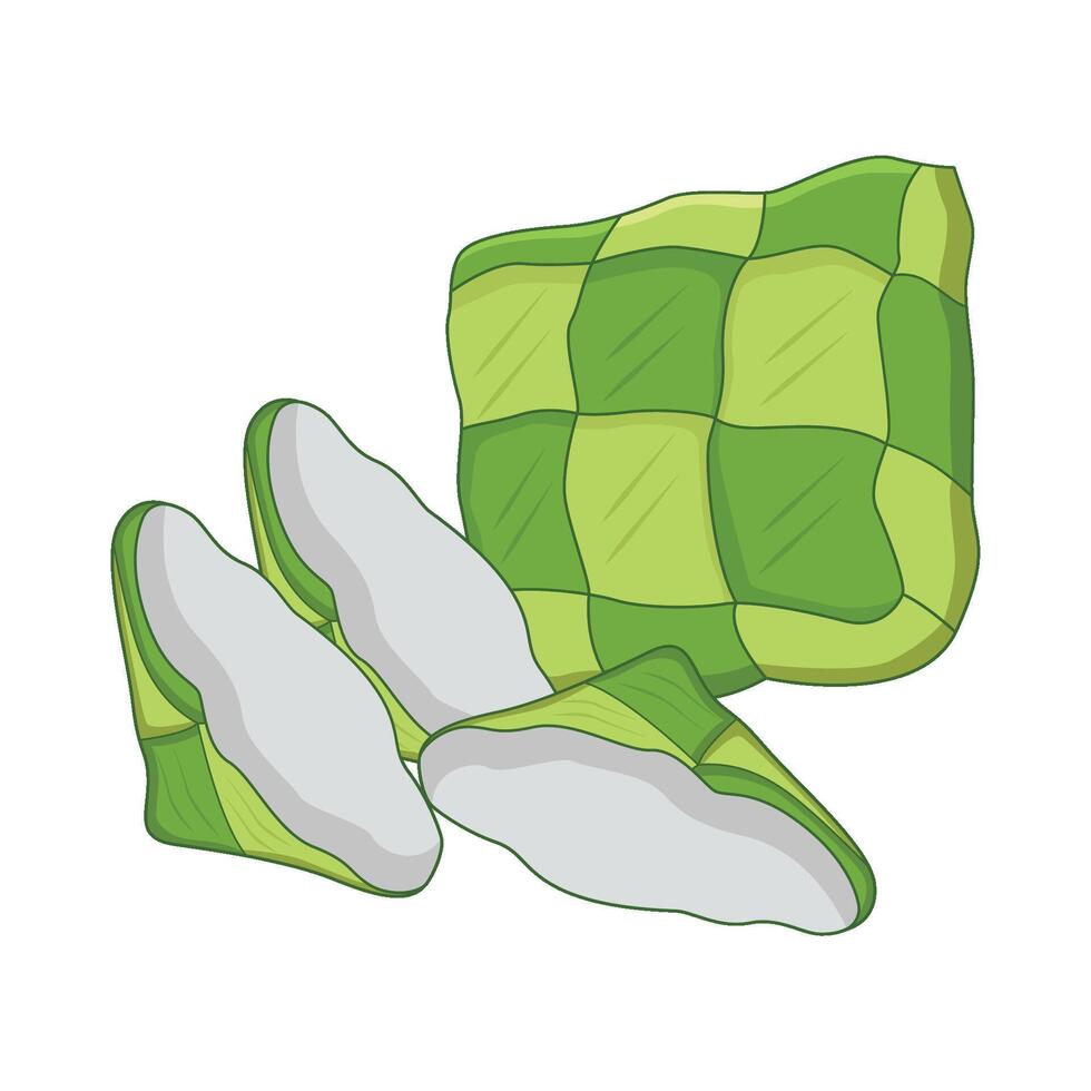 ilustración de ketupat vector