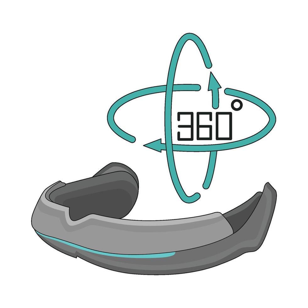 illustration of virtual reality glasses vector