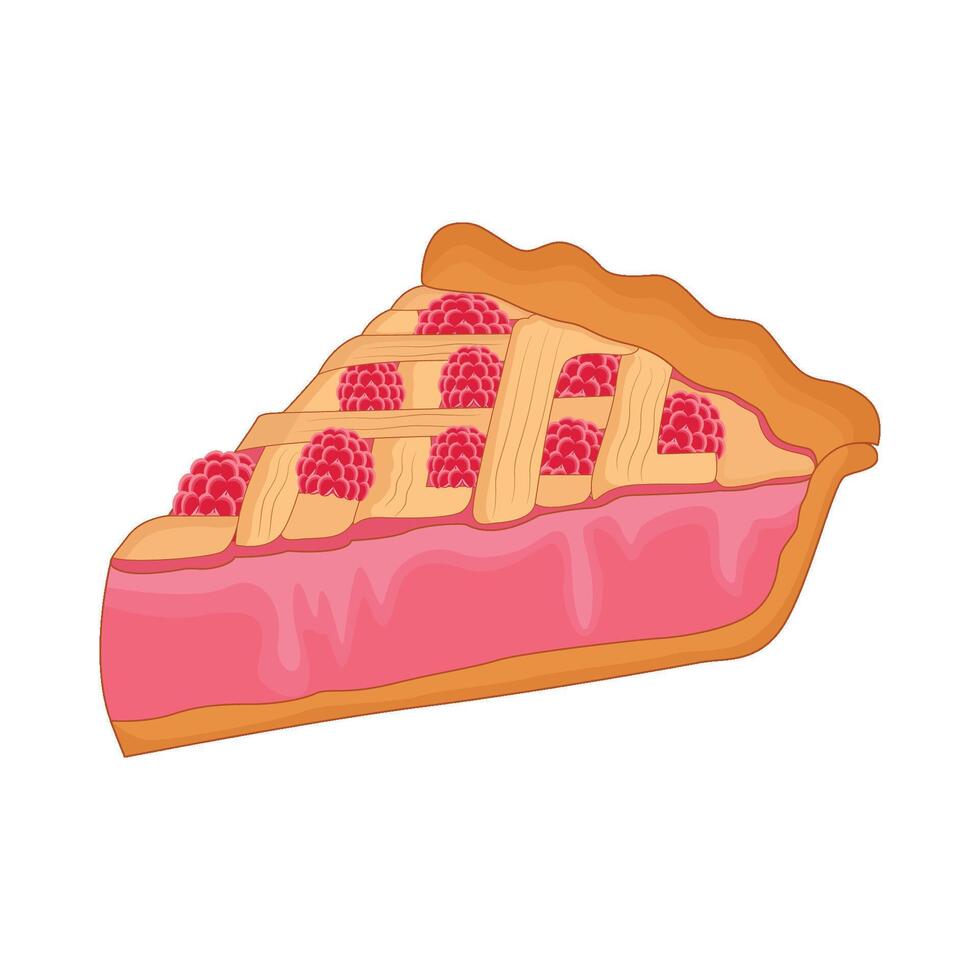 illustration of pie vector