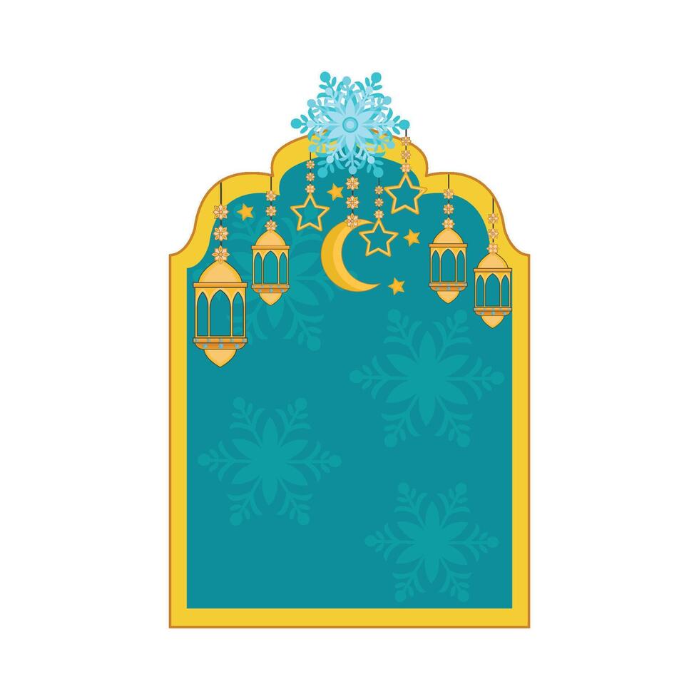 illustration of ramadan lantern vector