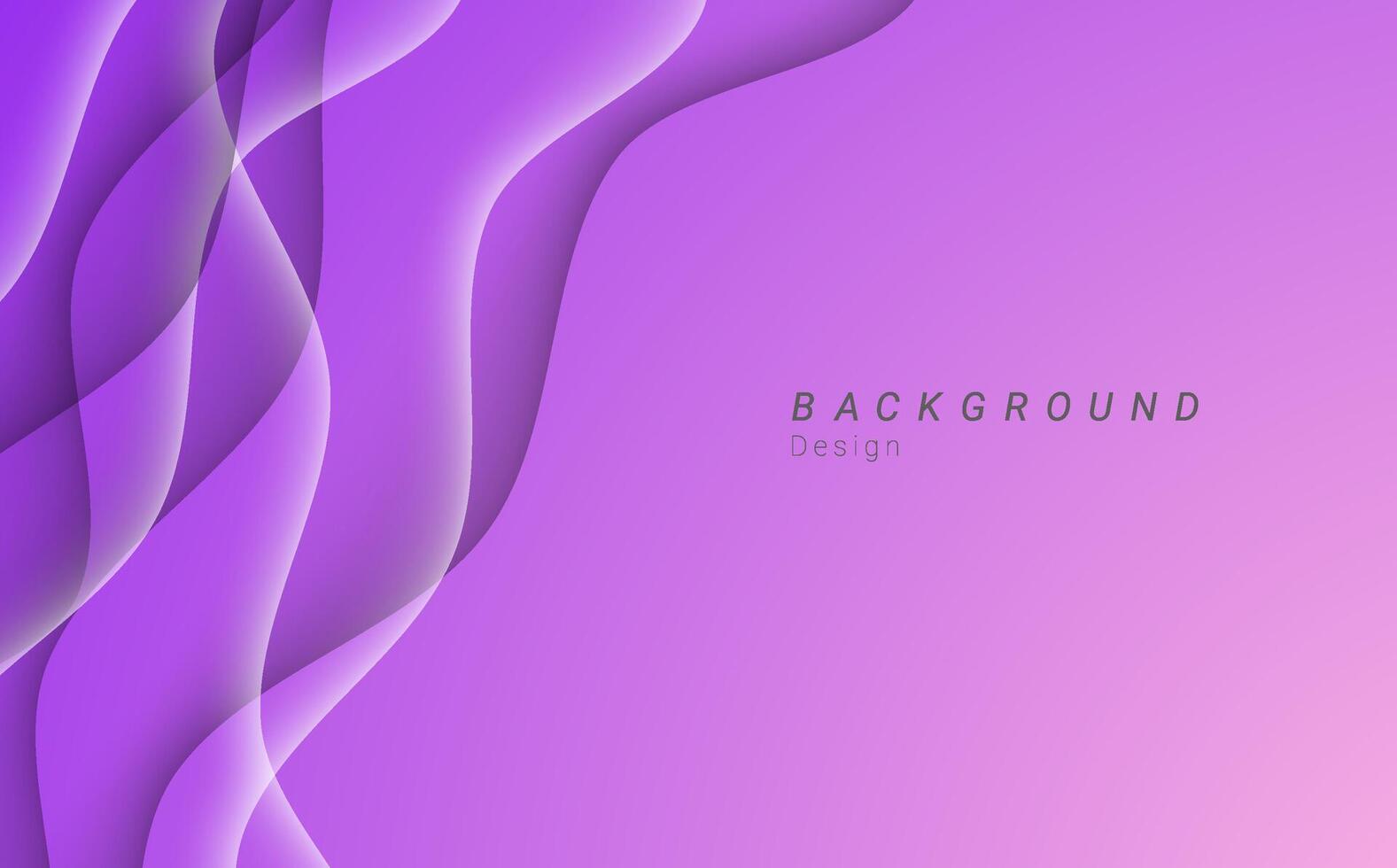 Purple wave abstract background design vector