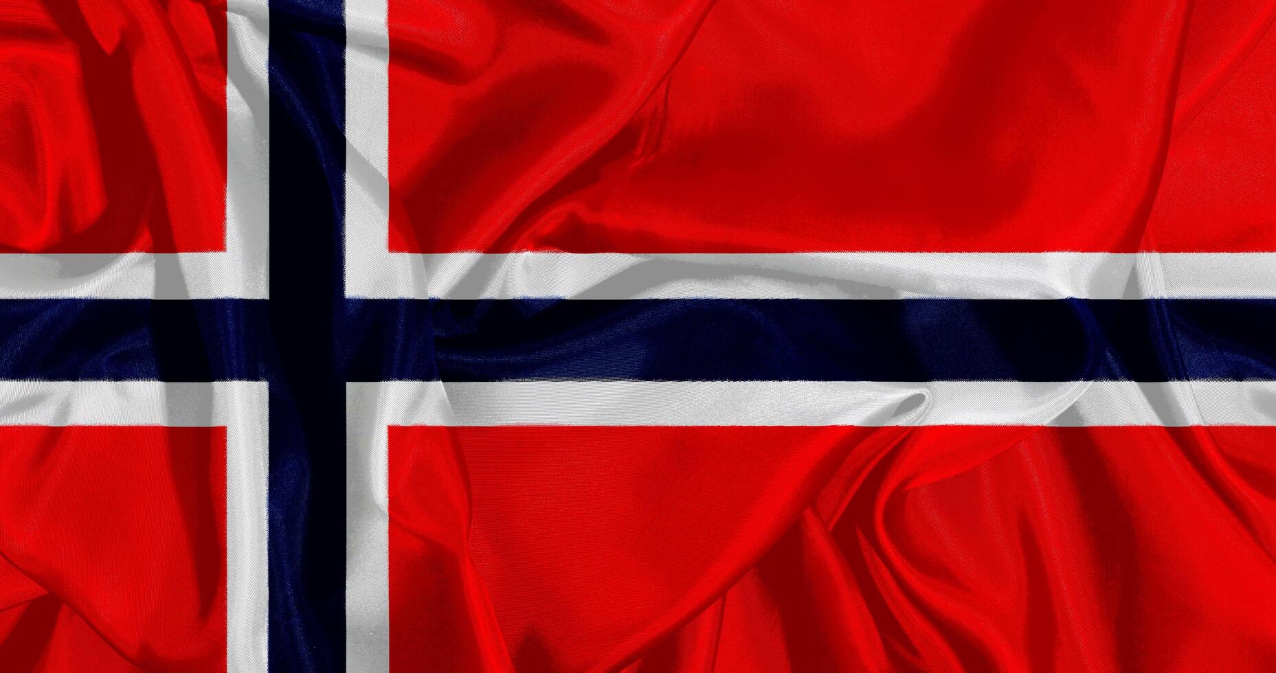 Flag of Norway Realistic Design photo